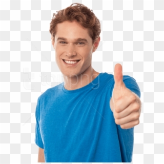Free Png Download Men Pointing Thumbs Up Png Images - Man Stock Photo Png Clipart