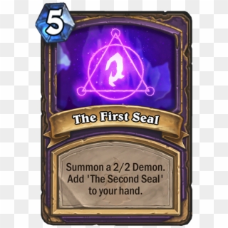 The First Seal Card - Hearthstone The First Seal Clipart