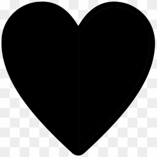 Png File Svg - Black Heart High Resolution Clipart