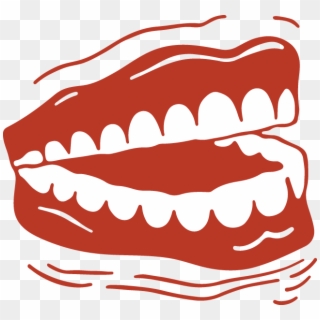 File - Teeth Chattering Clip Art - Png Download