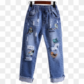 Ripped Jeans Png - سروال اطفال Clipart