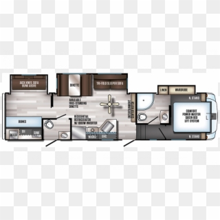 2020 Arctic Wolf 315tbh8 Floor Plan Img - Forest River Arctic Wolf Clipart