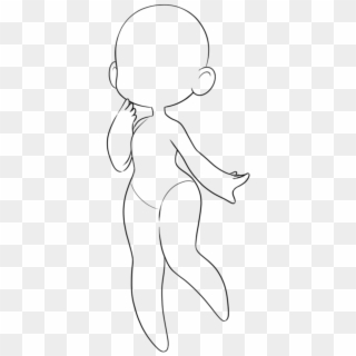 Pin By Meme Lord On Art Tip - Female Chibi Drawing Bases Clipart