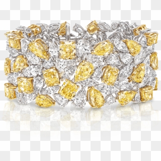 Graff Yellow Diamond High Jewellery A Yellow And White - Bracelet Clipart