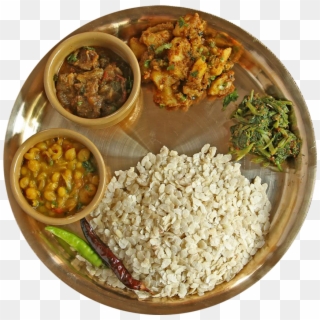 Nepali Food, Palak Paneer, Chana Masala, Shop, Indian, - Newari Khaja Set Png Clipart
