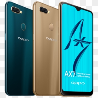 Oppo's Ax7 Has A Teardrop Notch And A 4230mah Battery - Oppo Ax7 Glaze Blue Clipart