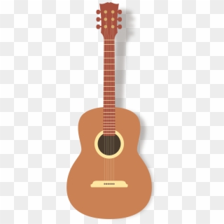 Guitar Clipart Png - Acoustic Guitar Vector Png Transparent Png