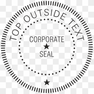 Legal Corporate Embosser Example5 - Sticker Clipart