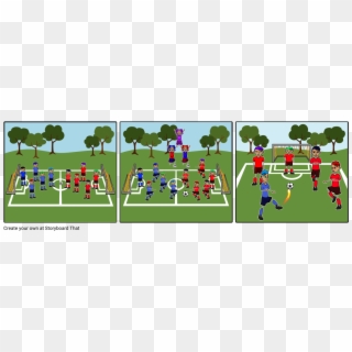 Soccer Goal - Storyboard For Newton's Third Law Of Motion Clipart