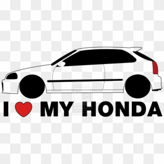 I Love My Honda Logo Clipart