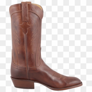 Lucchese Men's Tan Burnished Ranch Hand Boots - Riding Boot Clipart