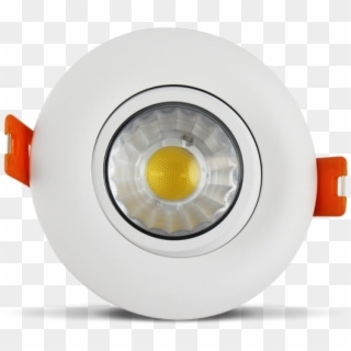 Luxrite 23245 Led8w/dl3/gb/50k/fl 8w Dimmable 3" Gimbal - Incandescent Light Bulb Clipart