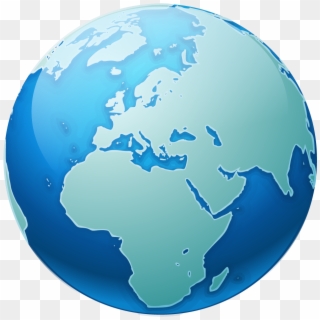 Globe - Round World Map Png Clipart