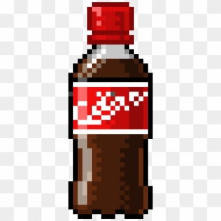 Coke Bottle - Plastic Bottle Pixel Art Clipart