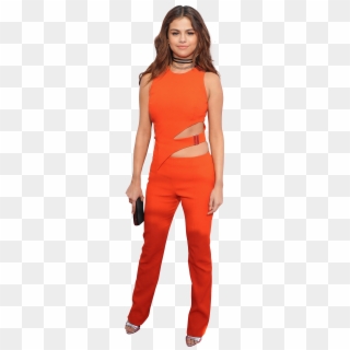 Selena Gomez In A Red Dress - Girl Clipart