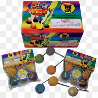 Color Smoke Balls 6 Pk Bc - Diya Clipart