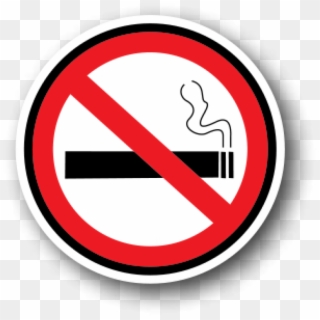 Health And Safety Floor Sign, No Smoking - Stop Alcohol And Smoking Clipart