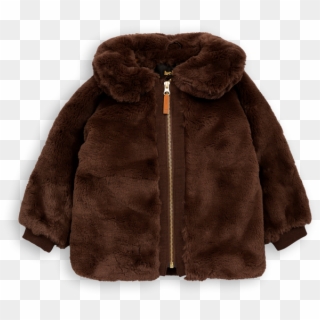 Fur Coat Png Photos - Mini Rodini Faux Fur Jacket Brown Clipart