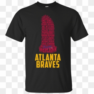 Atlanta Braves Typography Shirts - Active Shirt Clipart