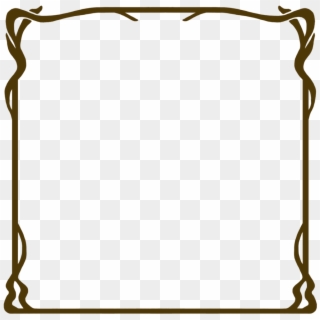 518 Nouveau Frame 06 By Tigers-stock On Clipart Library - Art Nouveau Frame Square - Png Download