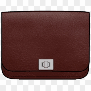 Large Pixie In Premium Mahogany Leather - Wallet Clipart