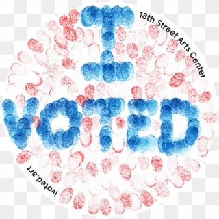 I Voted Sticker Lada - Circle Clipart