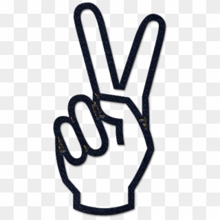Peace Hand Symbol - Peace Sign Hand Png Clipart