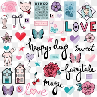 Happy Day Digital Collection Clipart