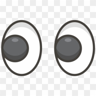 Eyes Emoji - Circle Clipart