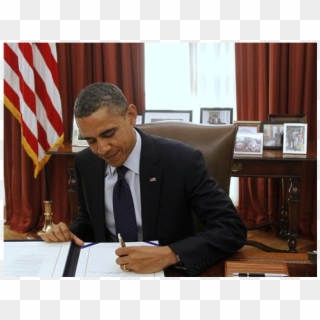 Obama-signing - Obama Signing Bills Clipart