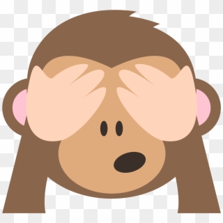 Monkey Emoji Covering Eyes Pdf Www Topsimages Com - See No Evil Monkey Emoji Clipart