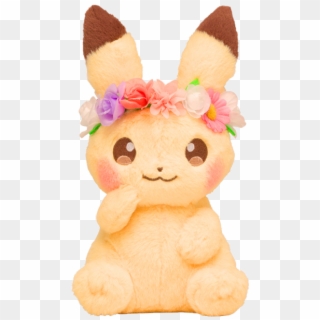 Fluffy Eevee - Pikachu Pokemon Center Easter 2018 Clipart