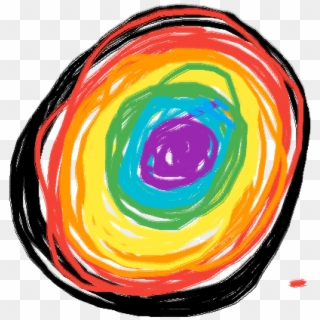 Rainbow Black Hole - Circle Clipart