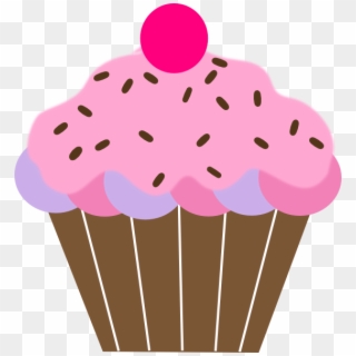 Cupcakes With Sprinkles Clipart - Clip Art Of Cupcakes - Png Download