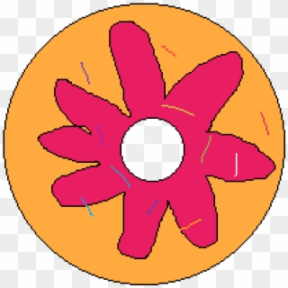 Jelly Donut With Sprinkles - Circle Clipart