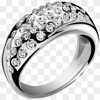 Ring Png - Silver Jewelry Png Clipart