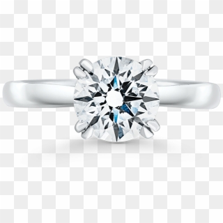 11 01 1806 Solitaire Engagement Ring - Engagement Ring Clipart