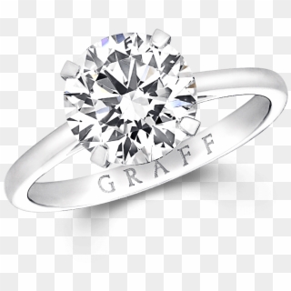 A Graff Round Brilliant Diamond Paragon Engagement - Engagement Ring Clipart