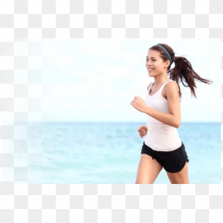 Genedecode™ Fitness - Correndo Cabelos Ao Vento Clipart