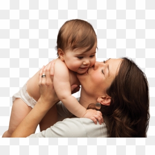 Sweet Mom And - Mother And Baby Png Clipart