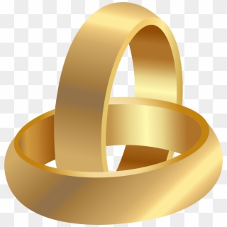 Golden Wedding Rings Png Clip Art Transparent Png