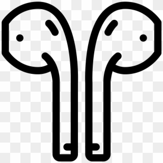 Earbud Headphones Png Icon - Airpods Clipart Transparent Png