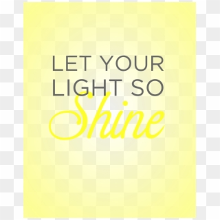 Let Your Light So Shine - Calligraphy Clipart