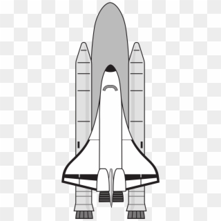 Vector Transparent Stock Nasa Icons Png Free And Downloads - Space Shuttle Black And White Clipart