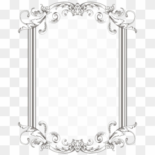 Clip Transparent Frame Transparent Png Pictures Free - Black And Silver Borders