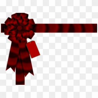 Christmas Ribbon Clipart Wallpaper - Laços De Presente Png Transparent Png