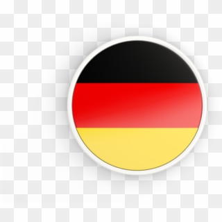 German Flag Round Icon Clipart