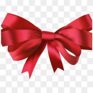 Christmas Ribbon Clipart Ribbon Knot - Satin Red Bow Png Transparent Png