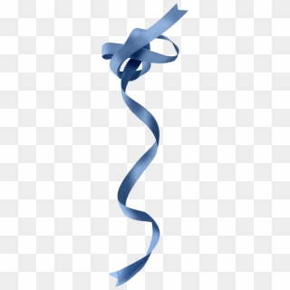 Blue Christmas Ribbon - Transparent Blue Ribbon Png Clipart