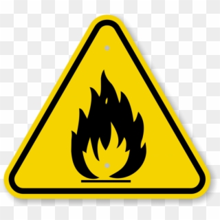 Danger Fire Png Photos - Fire Hazard Sign Clipart